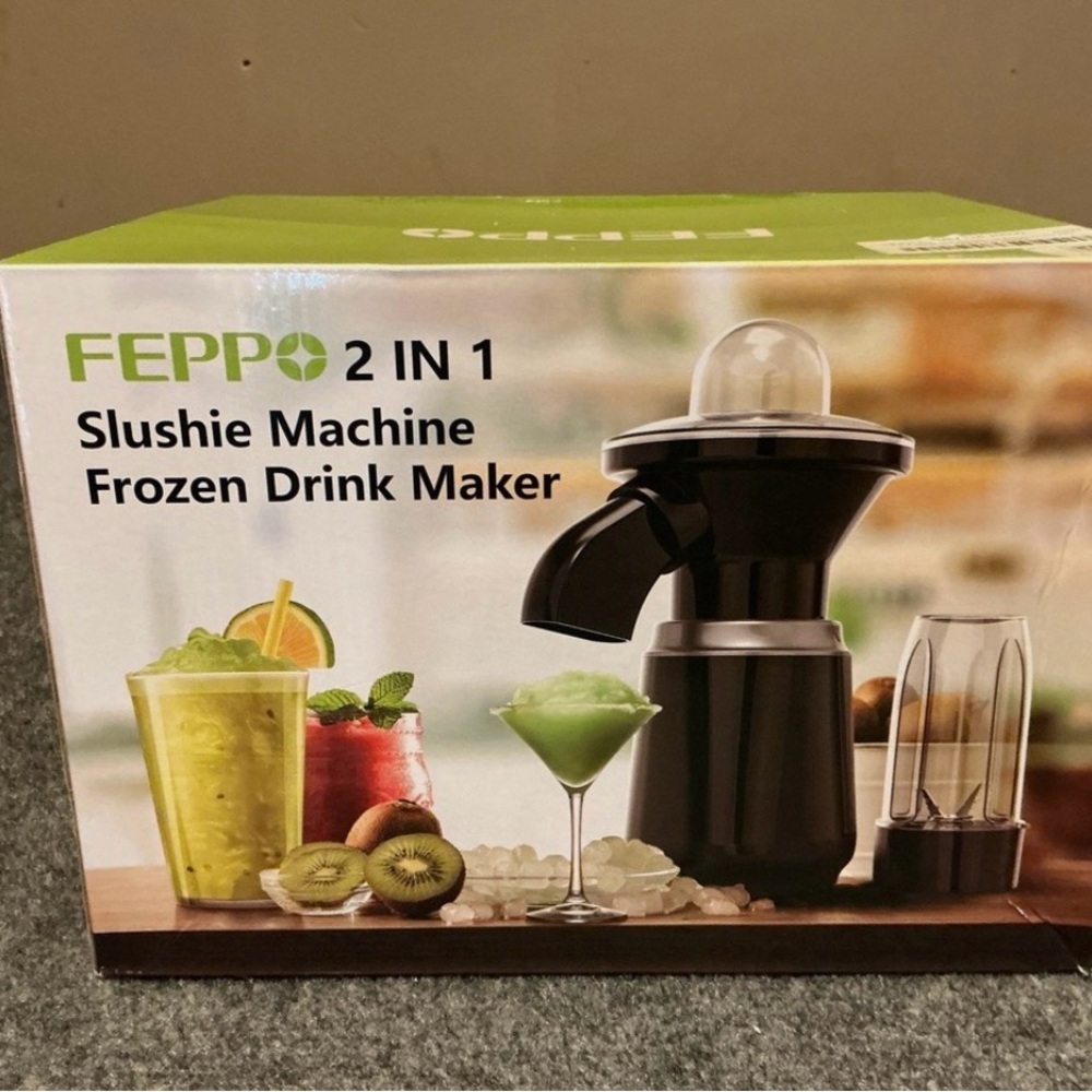 FEPPO 2 in 1 Slushie Machine and Frozen Drink Maker NIB - Picture 5 of 5